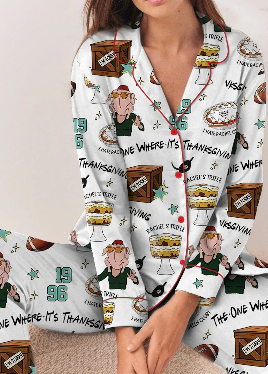 Griswold Christmas Satin Pajamas Set For Women