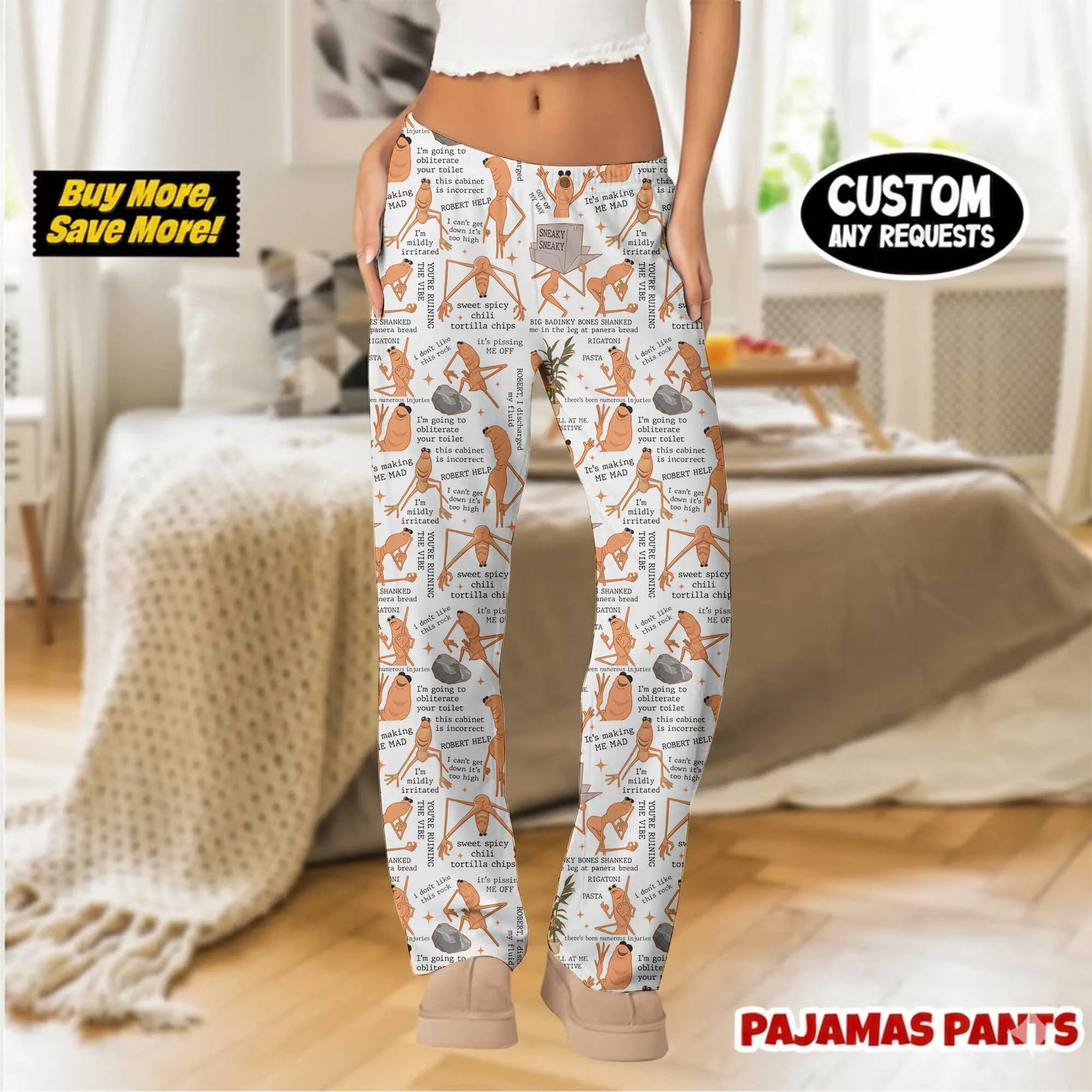 Marcus The Worm Pajamas Pants, Robert Help Marcus The Worm Pajamas Pant