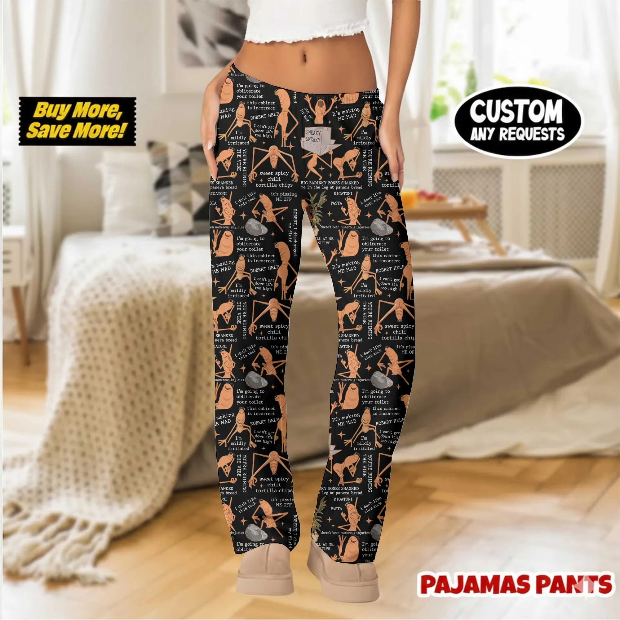 Marcus The Worm Pajamas Pants, Robert Help Marcus The Worm Pajamas Pant