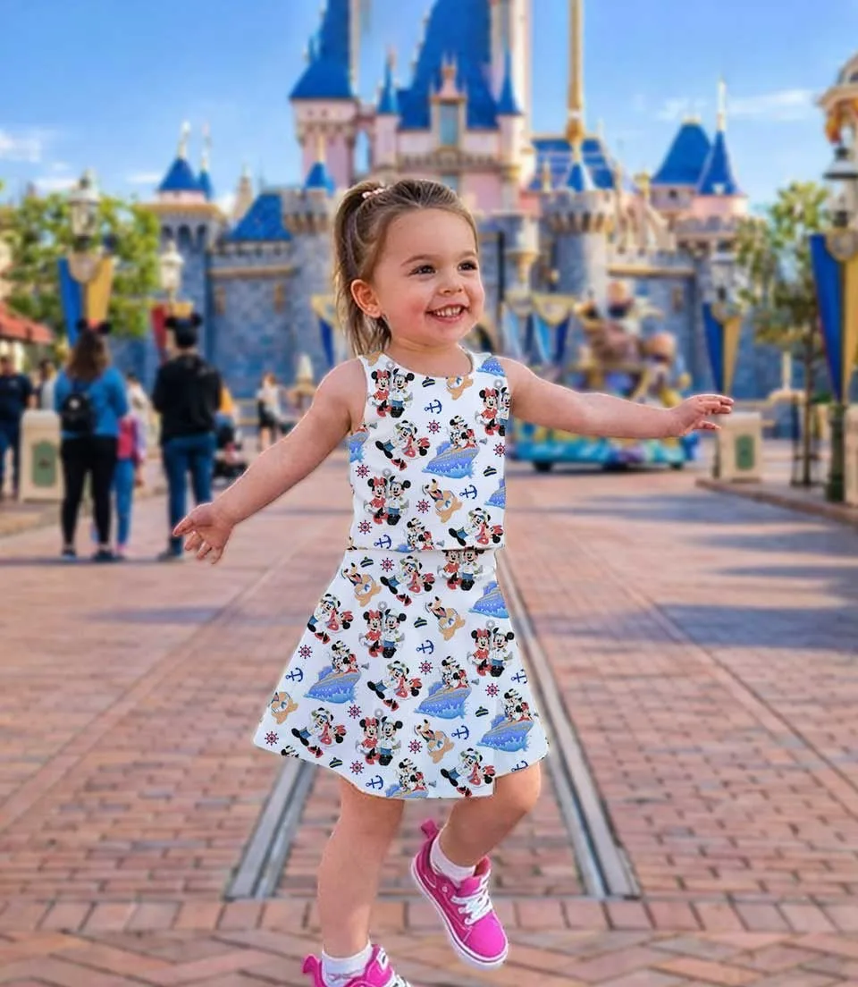 Disney Mickey And Co Dress Set, Nautical Cruise Family Vacation Outfit - Image 3