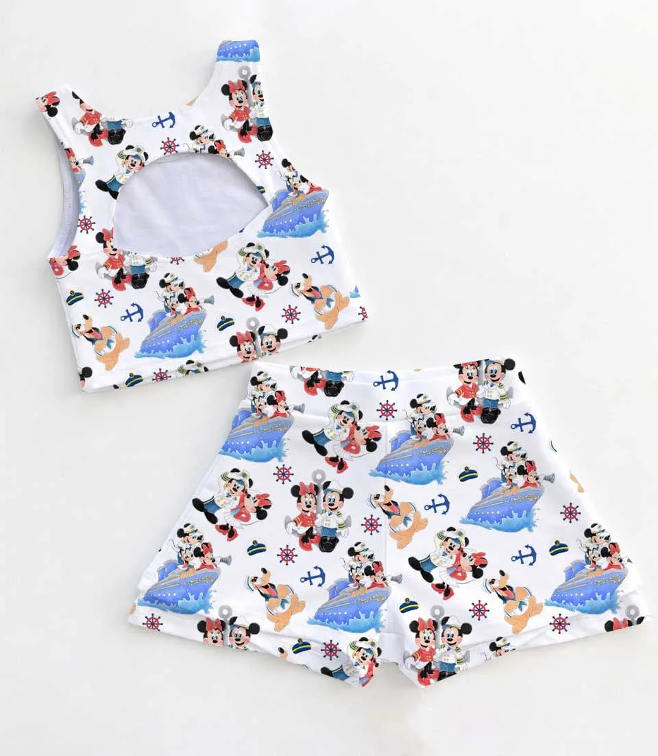 Disney Mickey And Co Dress Set, Nautical Cruise Family Vacation Outfit - Image 2