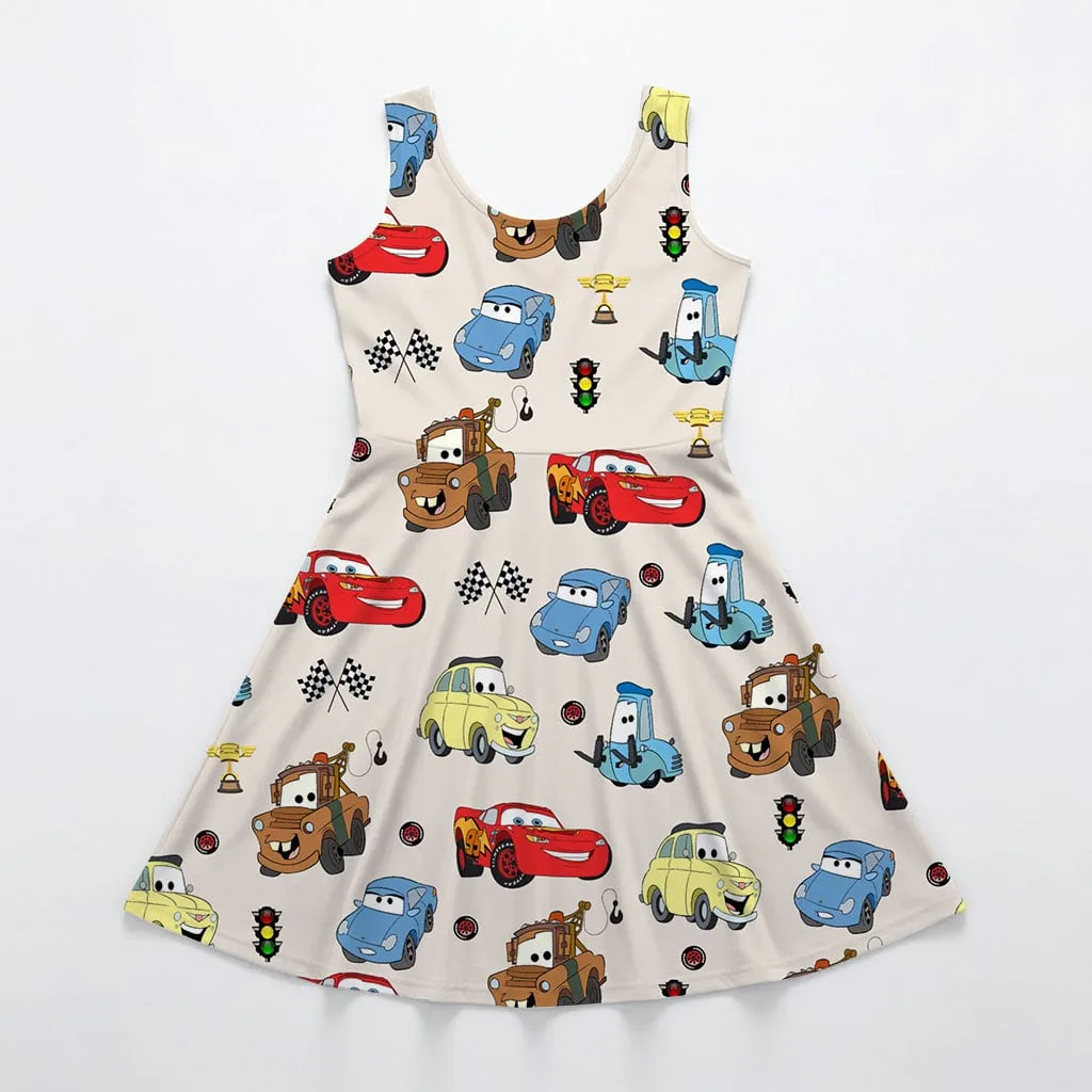 Disney Pixar Cars Characters Mommy & Me Dress, Mama Mini Family Matching Outfit - Image 4