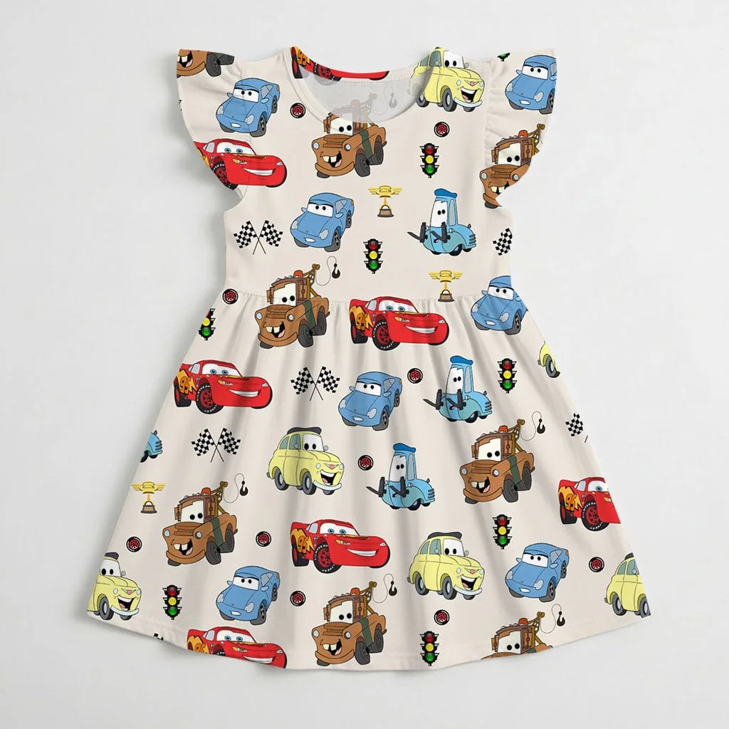 Disney Pixar Cars Characters Mommy & Me Dress, Mama Mini Family Matching Outfit - Image 3