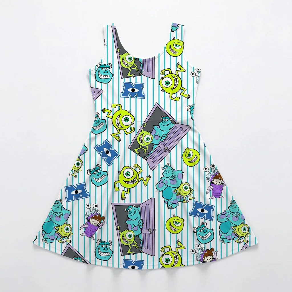 Disney Monsters Inc Characters Mommy & Me Dress, Mama Mini Family Matching Outfit - Image 3