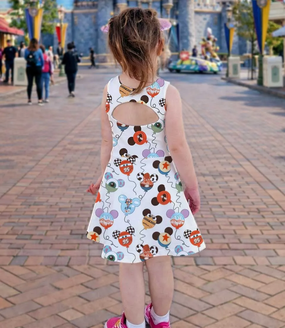 Disney Cars Dress Set, Lightning McQueen Family Vacation Outfit - Image 3