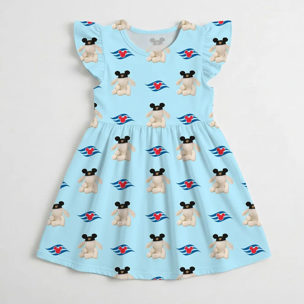Disney Cruise Duffy Bear Mommy & Me Dress, Mama Mini Family Matching Outfit - Image 3