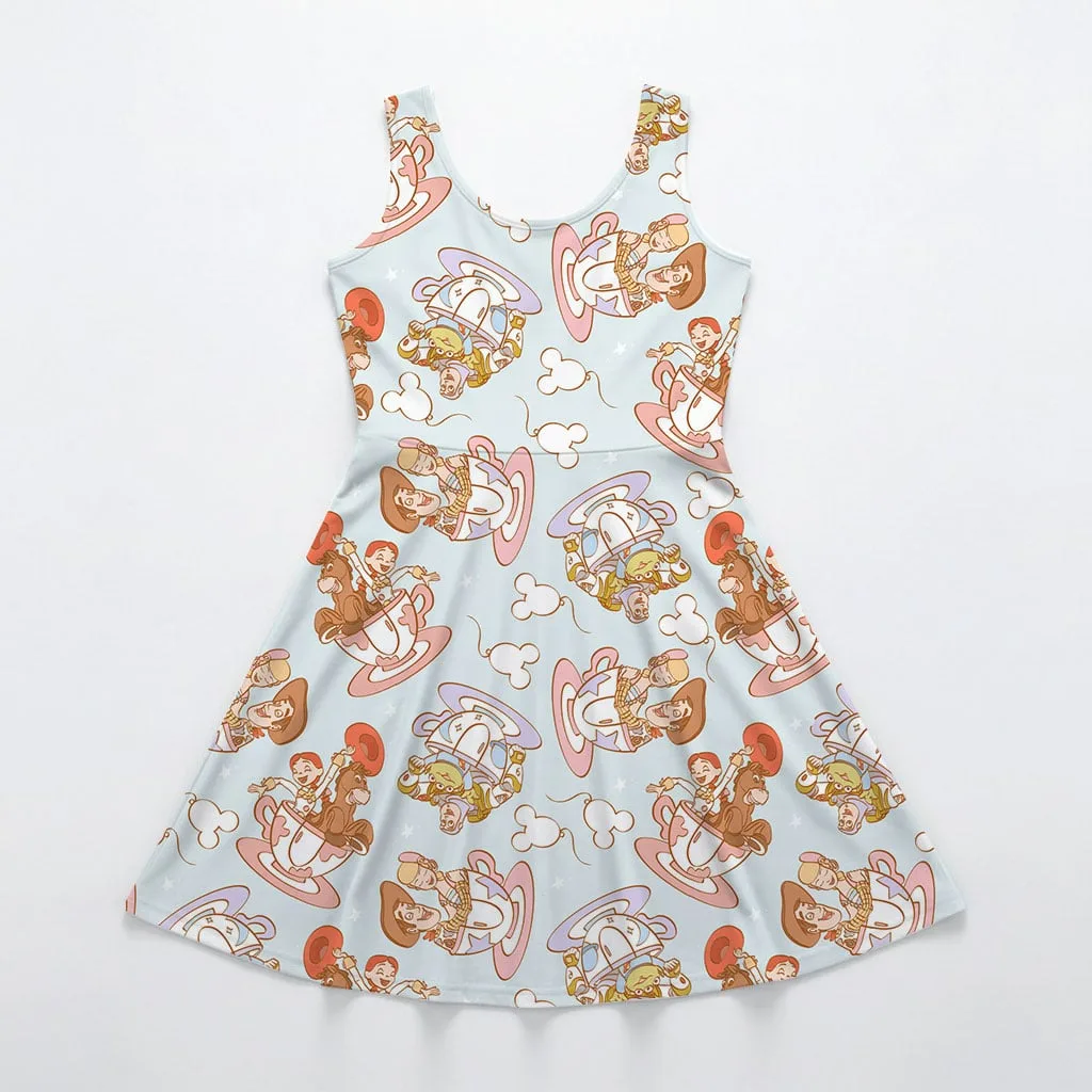 Vintage Toy Story Skater Dress, Retro Disney Vacation Summer Outfit - Image 7
