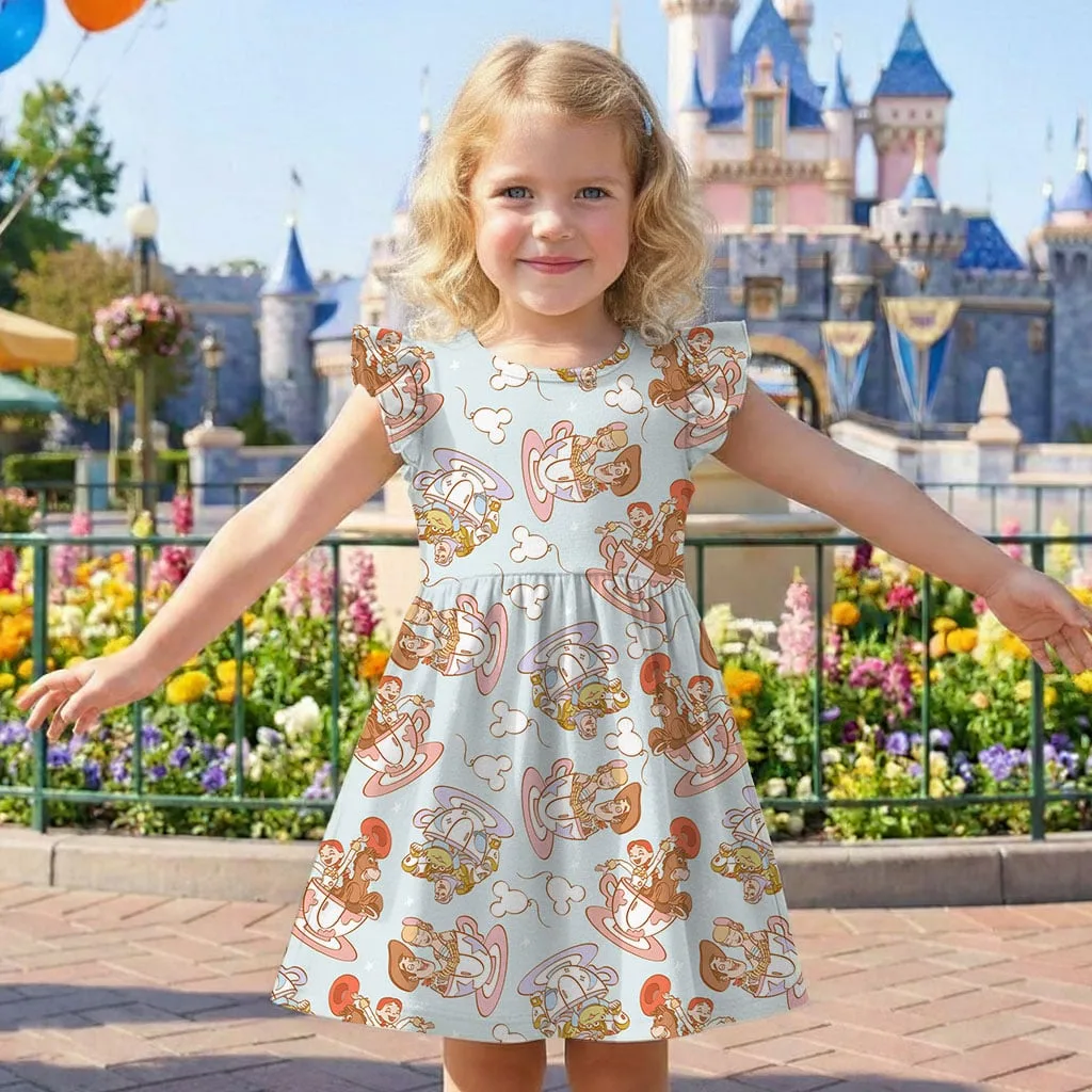 Vintage Toy Story Skater Dress, Retro Disney Vacation Summer Outfit - Image 3