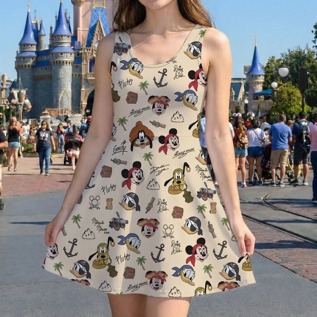 Personalized Mickey Nautical Dress, Disney Cruise Birthday Vacation Outfit - Image 8