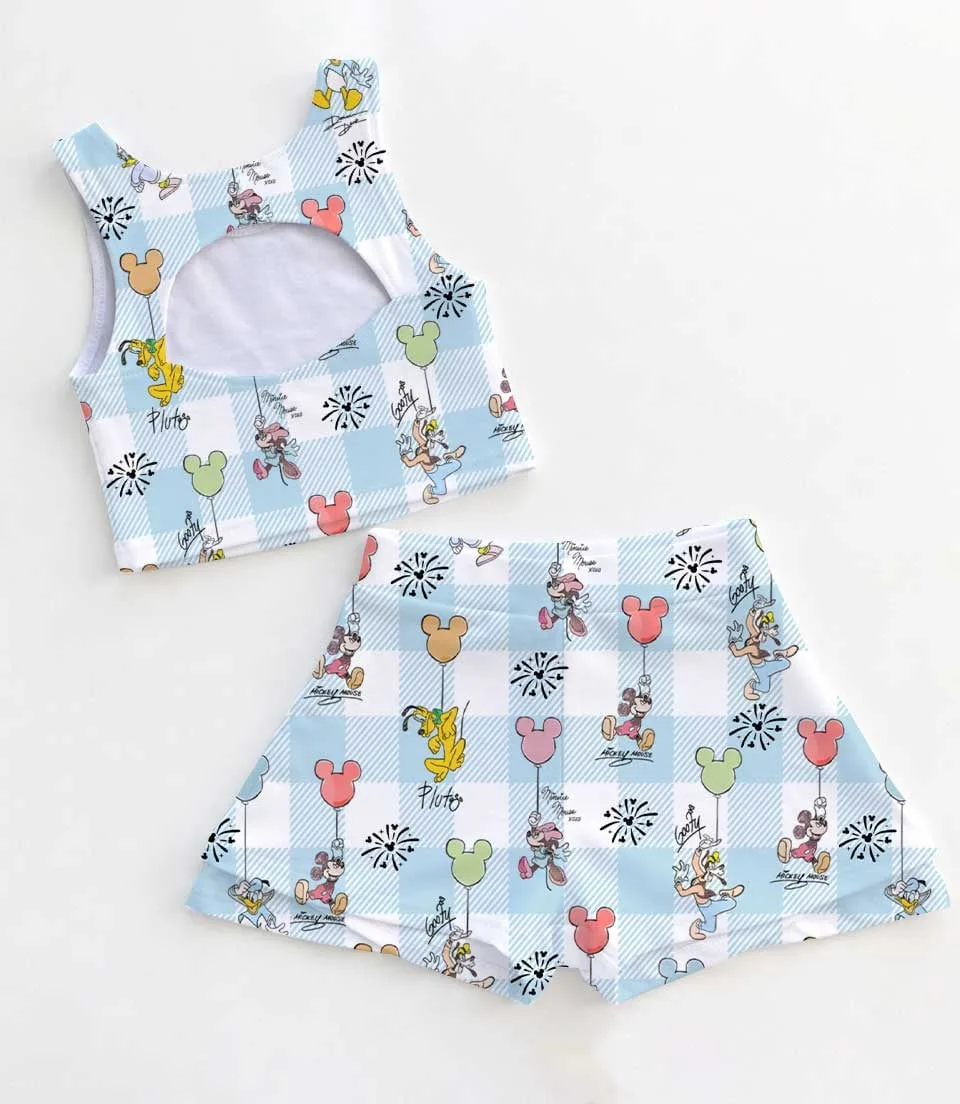Mickey & Friends Balloon Dress Set, Disneybound Running Vacation Outfit - Image 2