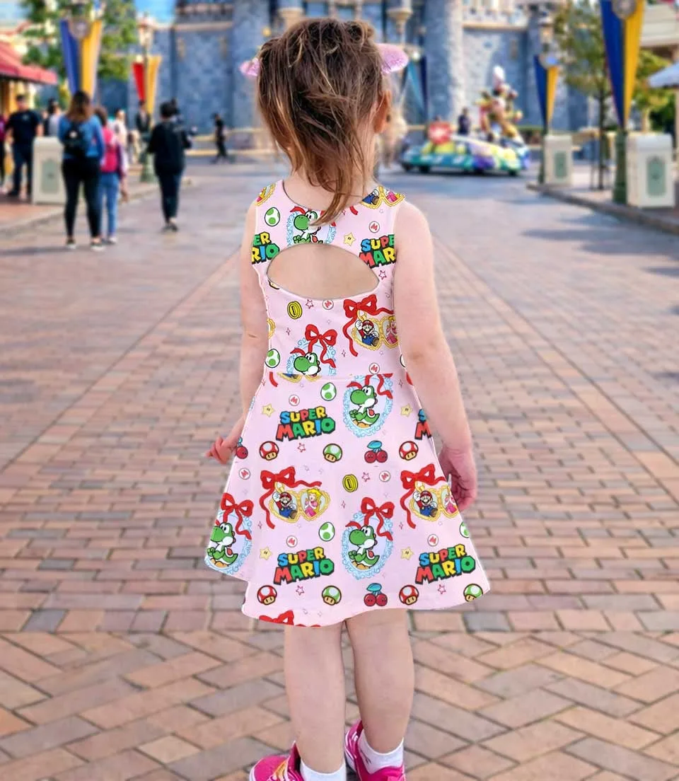 Mario Video Game Dress Set, Retro Gaming Cruise Vacation Outfit - Image 4