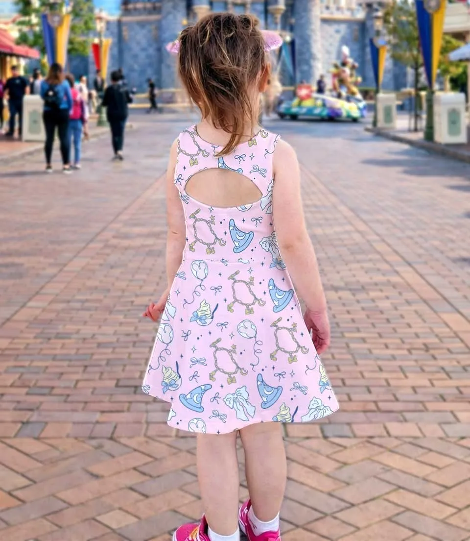 Mickey Mouse Fantasia Dress Set, Sorcerer Mickey Disneyland Vacation Outfit - Image 4