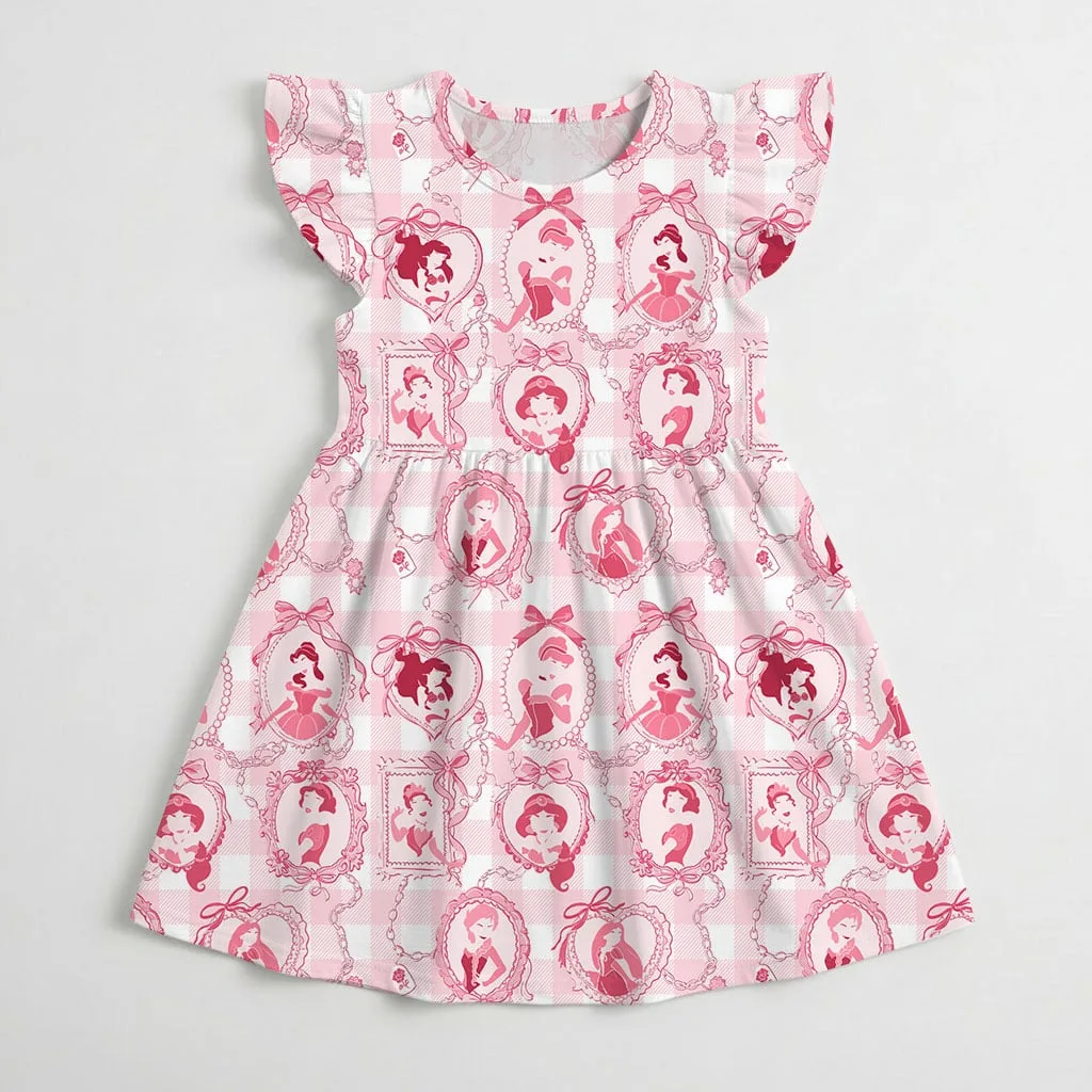 Disney Princess Mirror Coquette Dress, Ariel Belle Cinderella Summer Vacation Outfit - Image 4