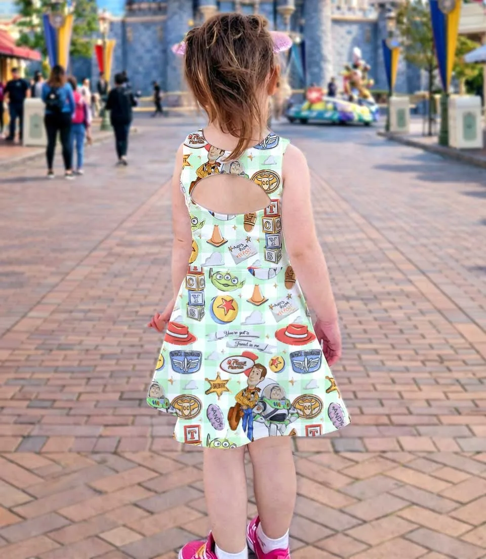 Toy Story Matching Dress Set, Woody Buzz Mommy And Me Disneyland Outfit - Image 4