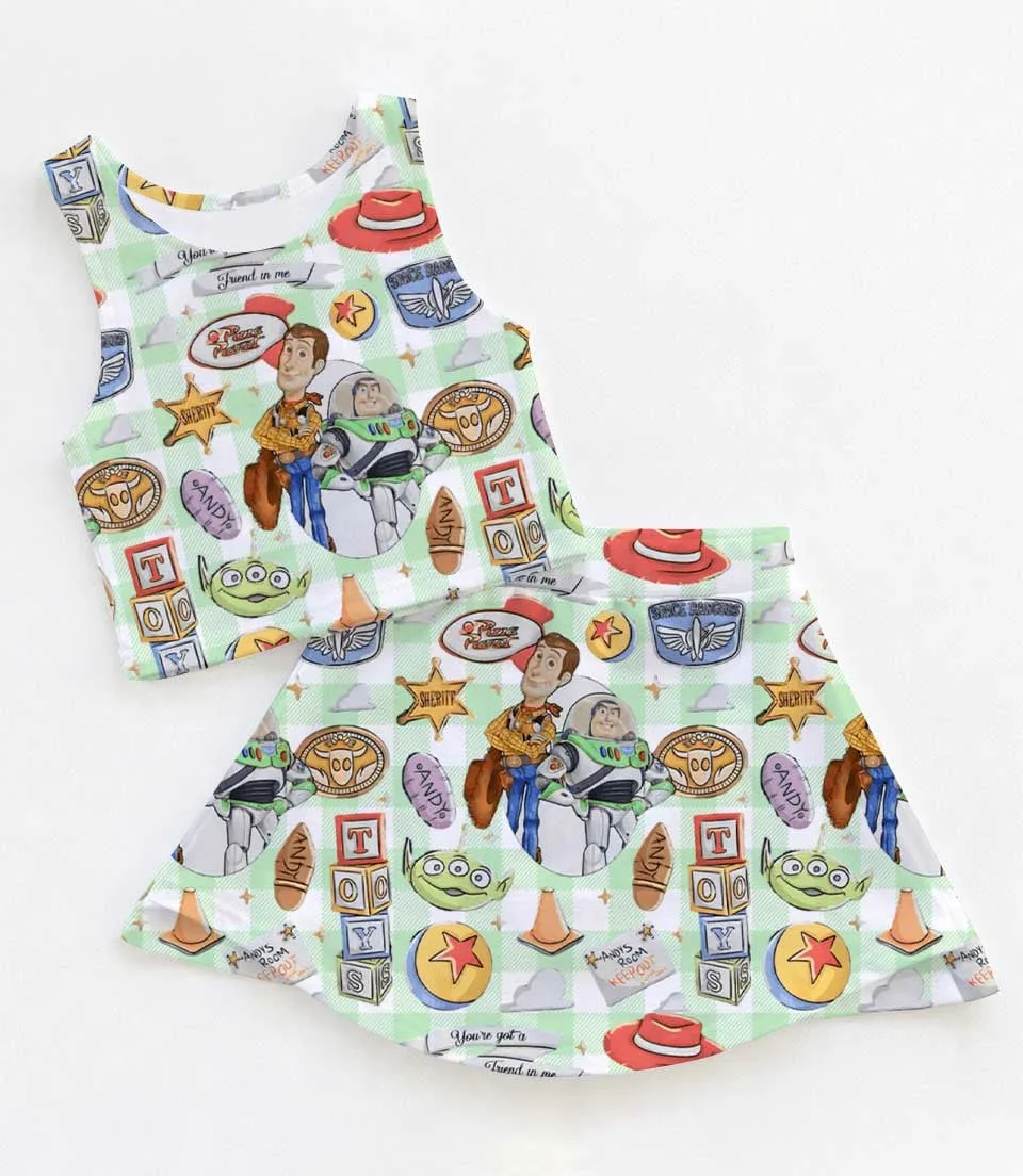 Toy Story Matching Dress Set, Woody Buzz Mommy And Me Disneyland Outfit