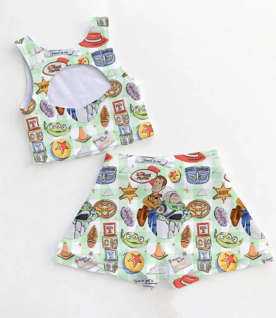 Toy Story Matching Dress Set, Woody Buzz Mommy And Me Disneyland Outfit - Image 2