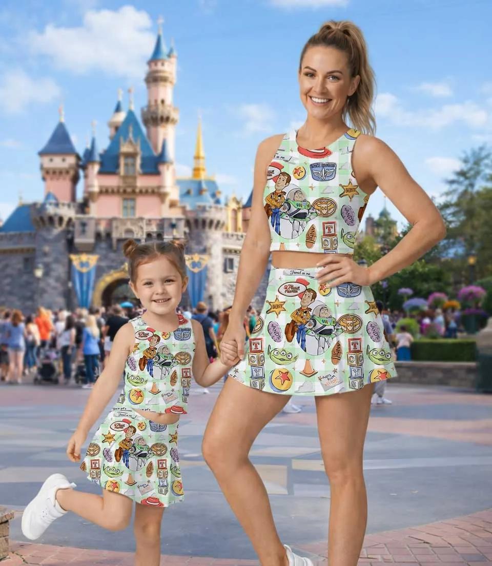 Toy Story Matching Dress Set, Woody Buzz Mommy And Me Disneyland Outfit - Image 5