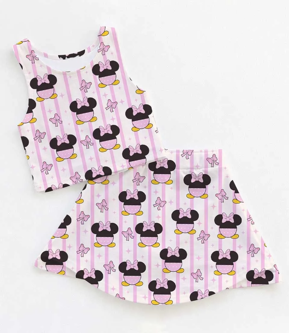 Mickey Mouse Head Dress Set, Disney Family Vacation Matching Outfit