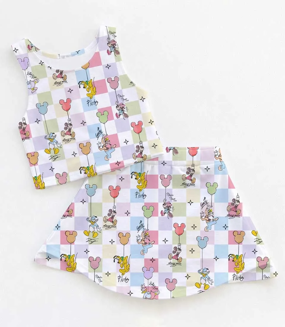 Mickey & Friends Signature Dress Set, Disney Family Vacation Matching Outfit