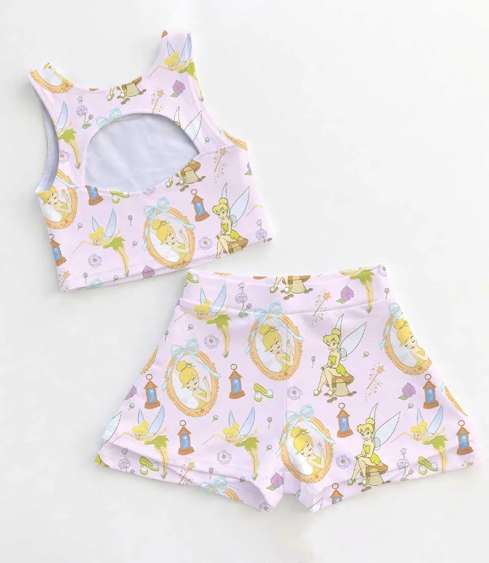 Disney Peter Pan Tinker Bell Dress Set, Fairy Princess Vacation Outfit - Image 2