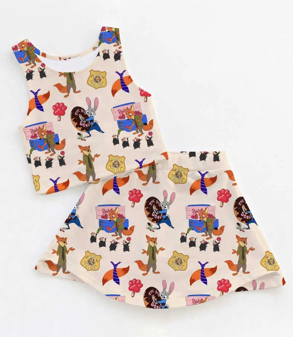 Judy Hopps Zootopia Dress Set, Bunny Power Family Vacation Birthday Outfit