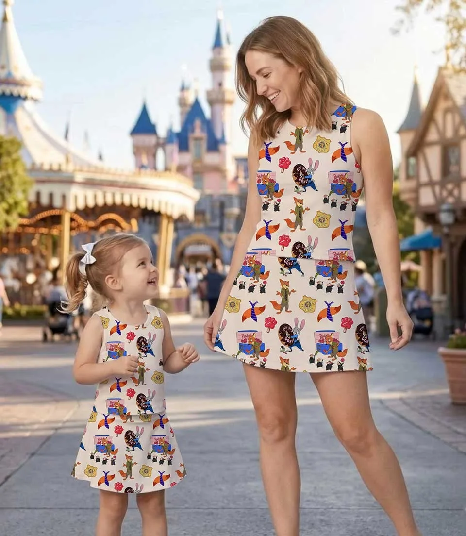 Judy Hopps Zootopia Dress Set, Bunny Power Family Vacation Birthday Outfit - Image 6