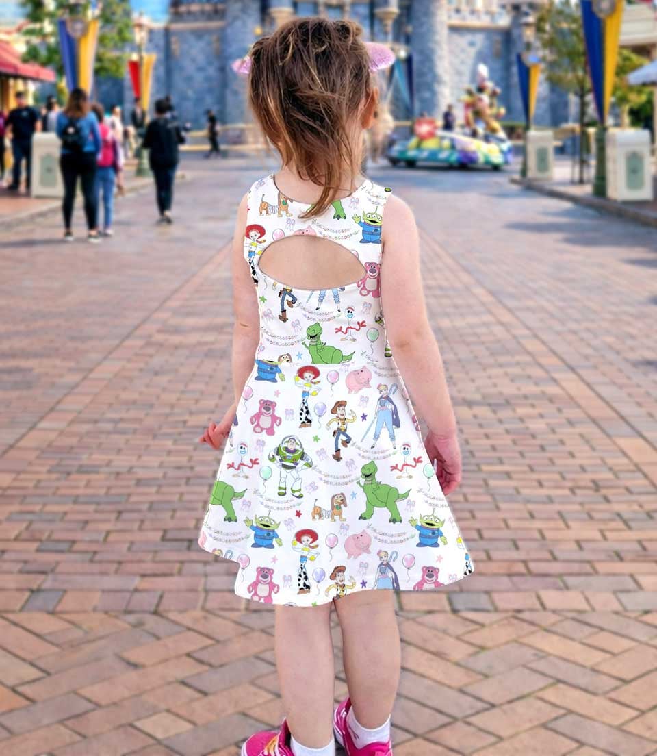Women's Toy Story Activewear Set, Woody Buzz Jessie Athletic Dress & Tennis Skort Outfit - Image 4