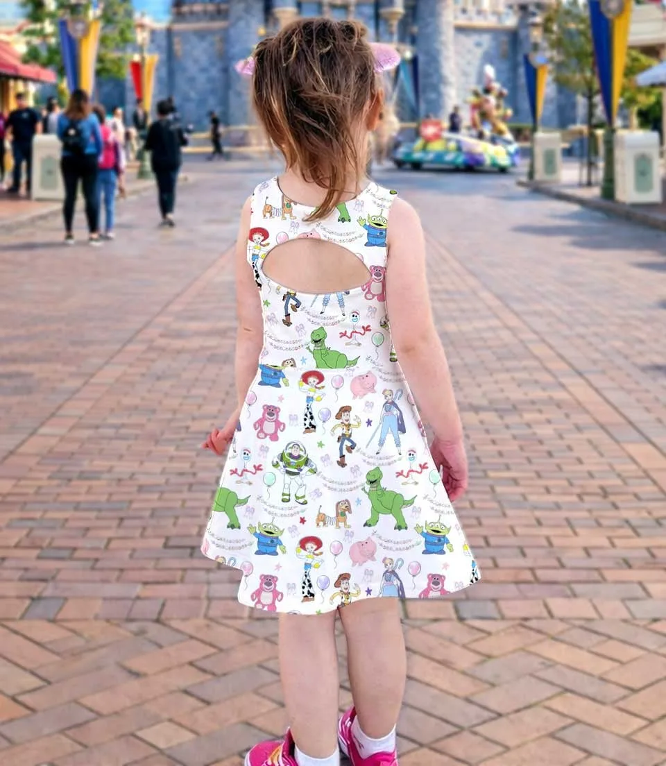 Women's Toy Story Activewear Set, Woody Buzz Jessie Athletic Dress & Tennis Skort Outfit - Image 4