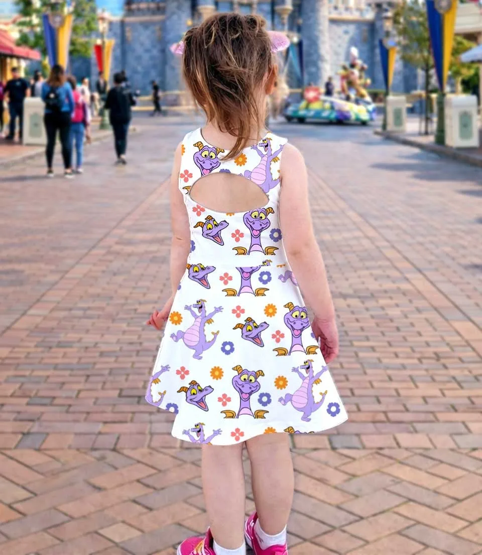 Disney Figment Activewear Set, Purple Dragon Epcot Park Adventure Outfit - Image 7