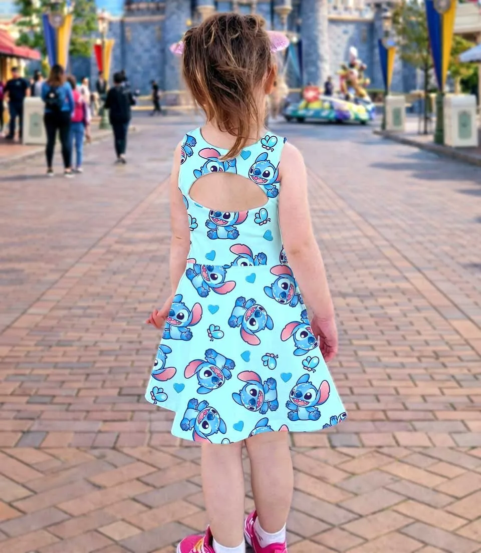 Disney Stitch Activewear Set, Tropical Island Adventure Summer Outfit - Image 4