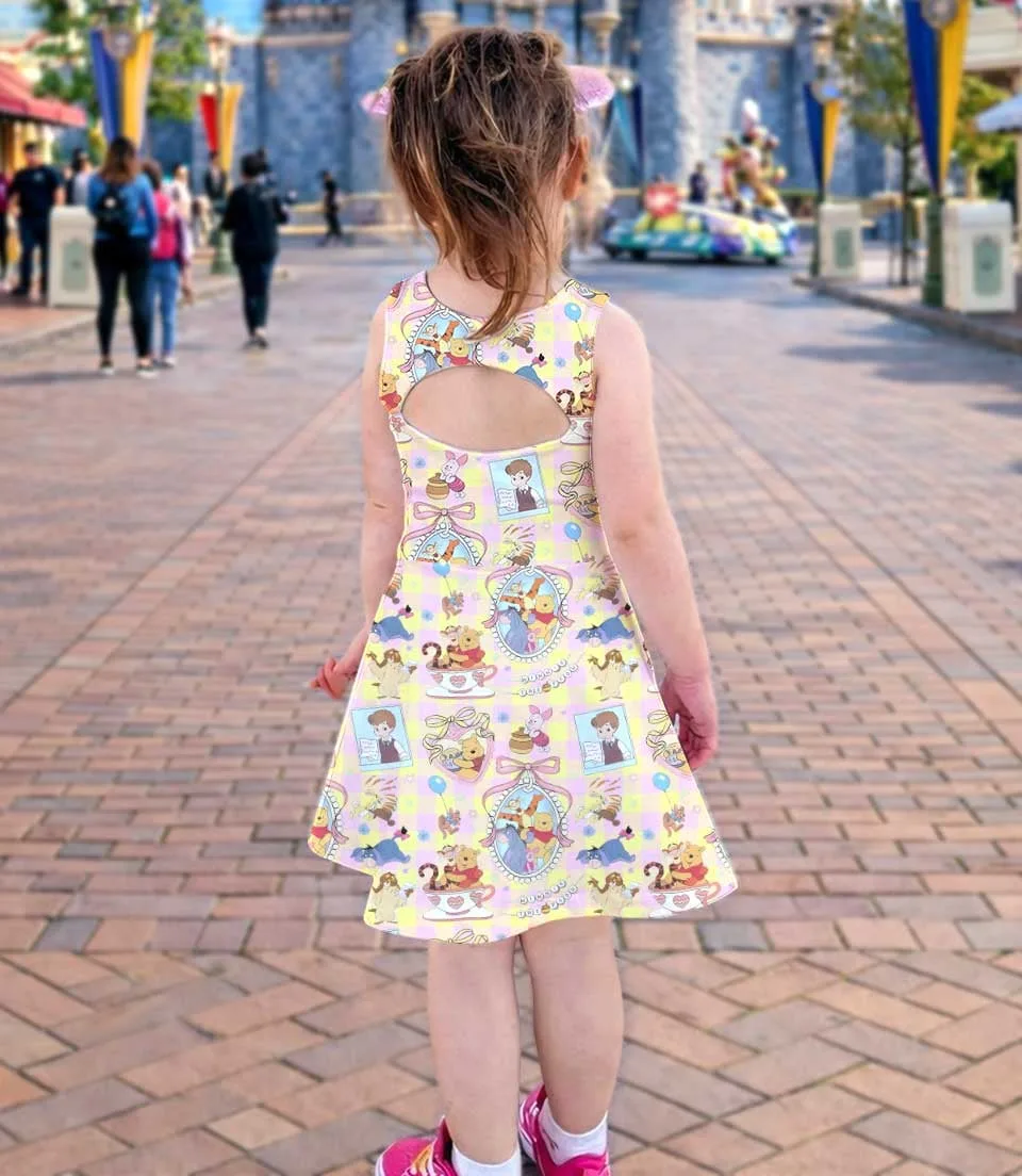 Winnie The Pooh Dress Set, Pooh And Friends Family Vacation Outfit - Image 4
