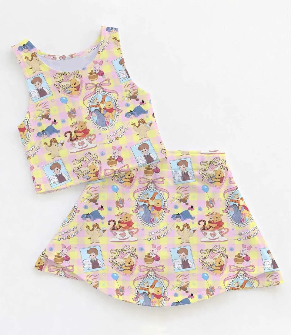 Winnie The Pooh Dress Set, Pooh And Friends Family Vacation Outfit