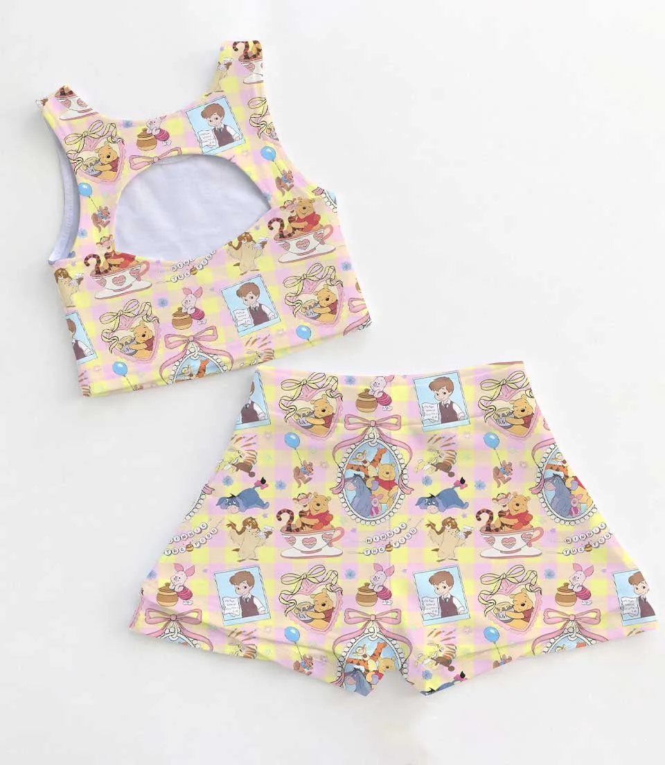 Winnie The Pooh Dress Set, Pooh And Friends Family Vacation Outfit - Image 2