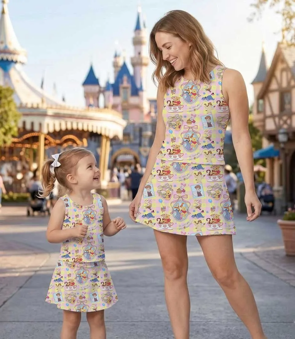 Winnie The Pooh Dress Set, Pooh And Friends Family Vacation Outfit - Image 7