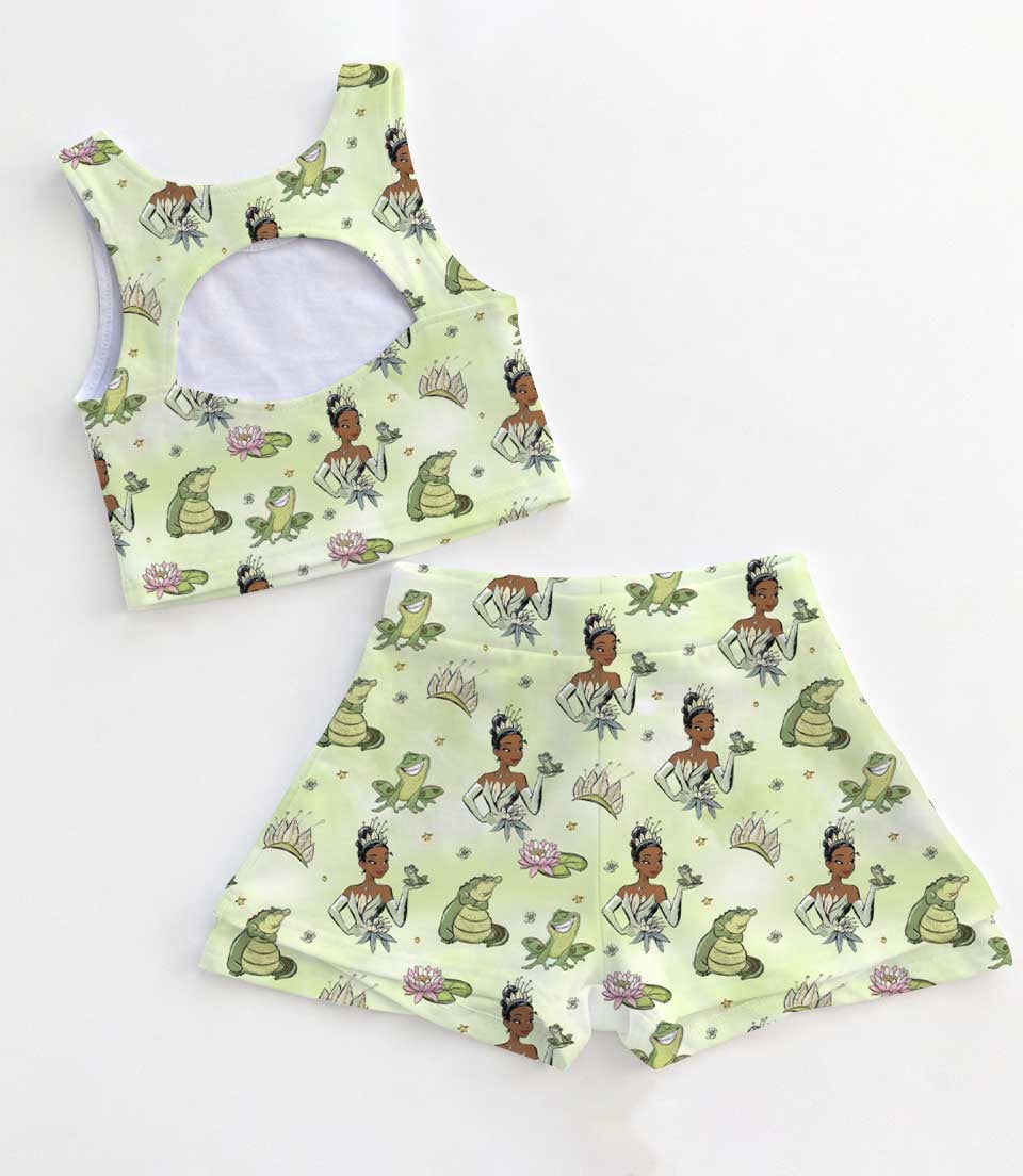 Disney Tinker Bell Activewear Set, Pixie Dust Garden Festival Outfit - Image 2