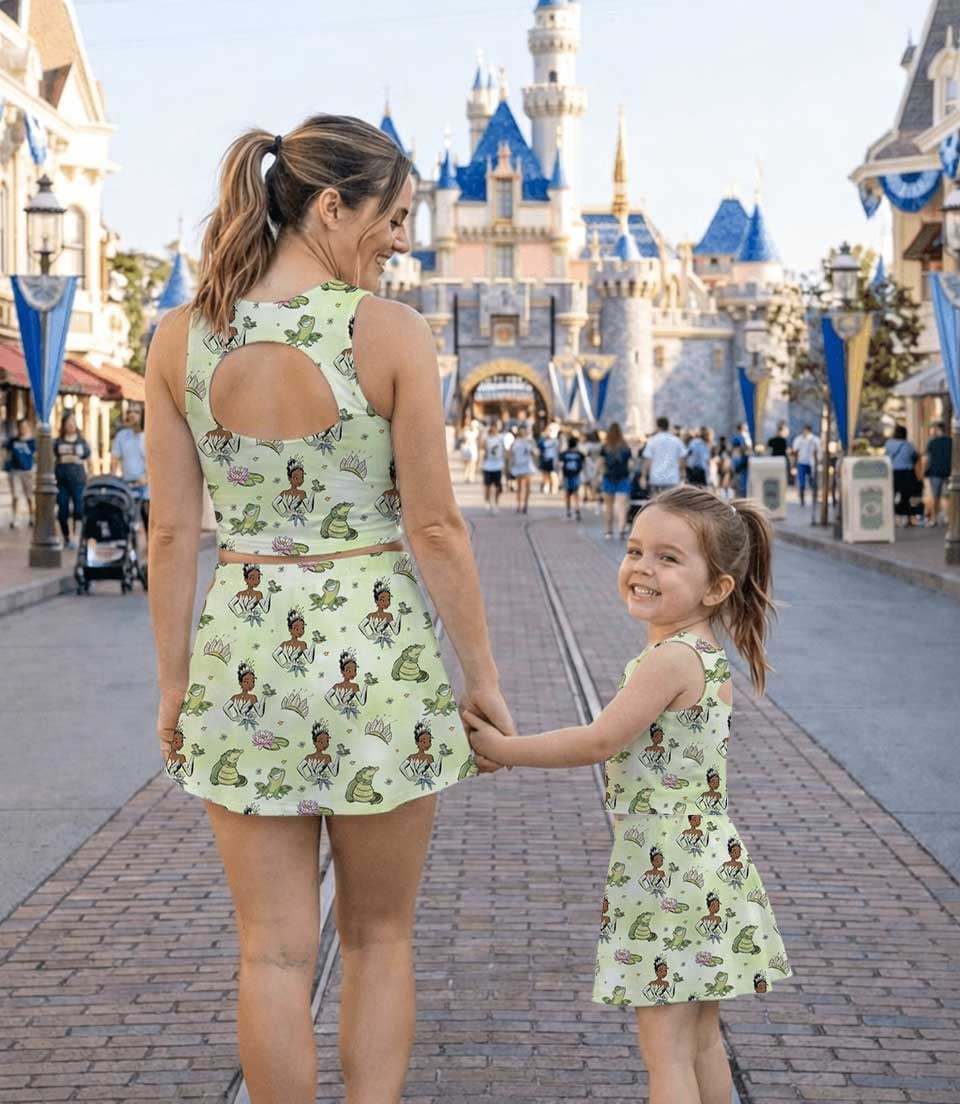Disney Tinker Bell Activewear Set, Pixie Dust Garden Festival Outfit - Image 6