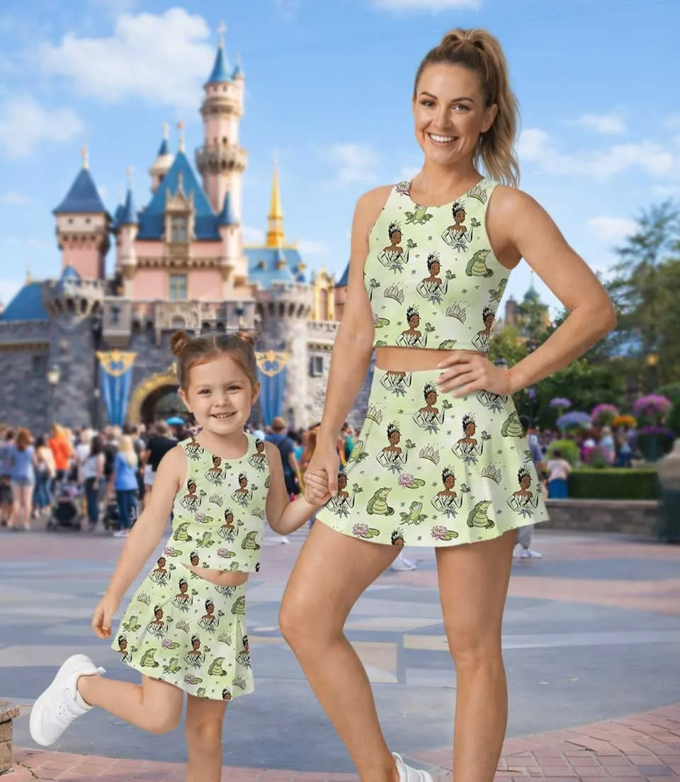 Disney Tinker Bell Activewear Set, Pixie Dust Garden Festival Outfit - Image 5