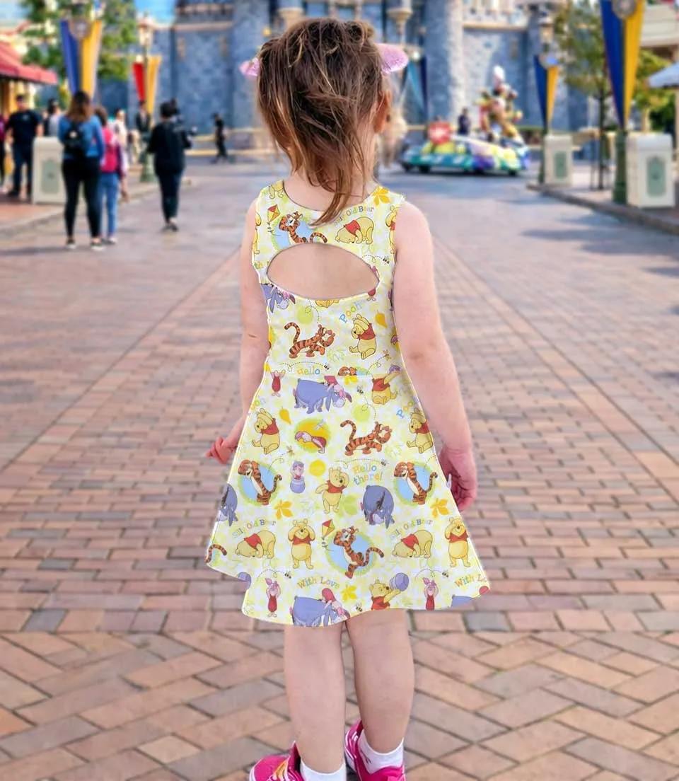 Classic Winnie the Pooh Mommy & Me Dress Set, Storybook Family Vacation Outfit - Image 4