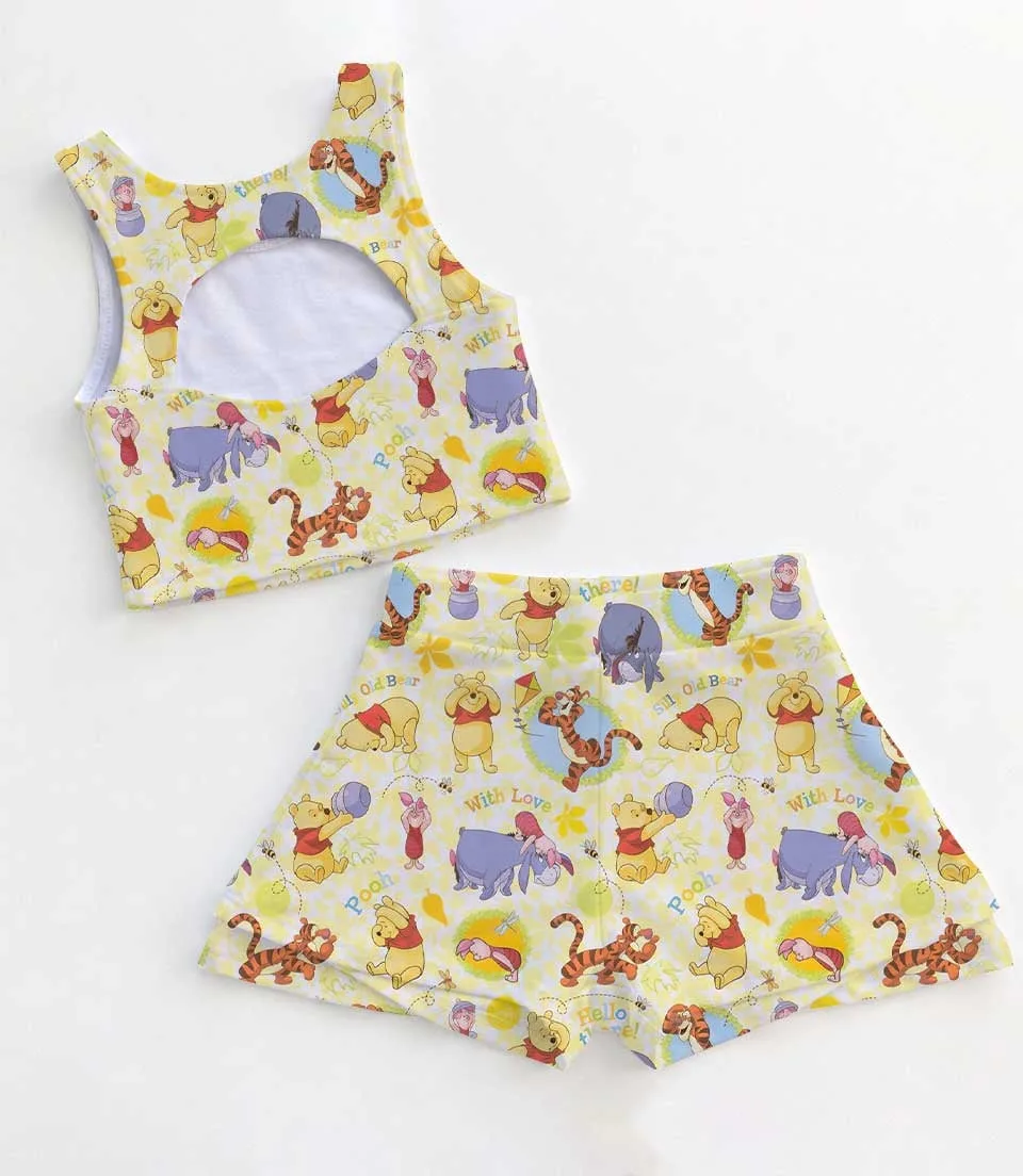 Classic Winnie the Pooh Mommy & Me Dress Set, Storybook Family Vacation Outfit - Image 2