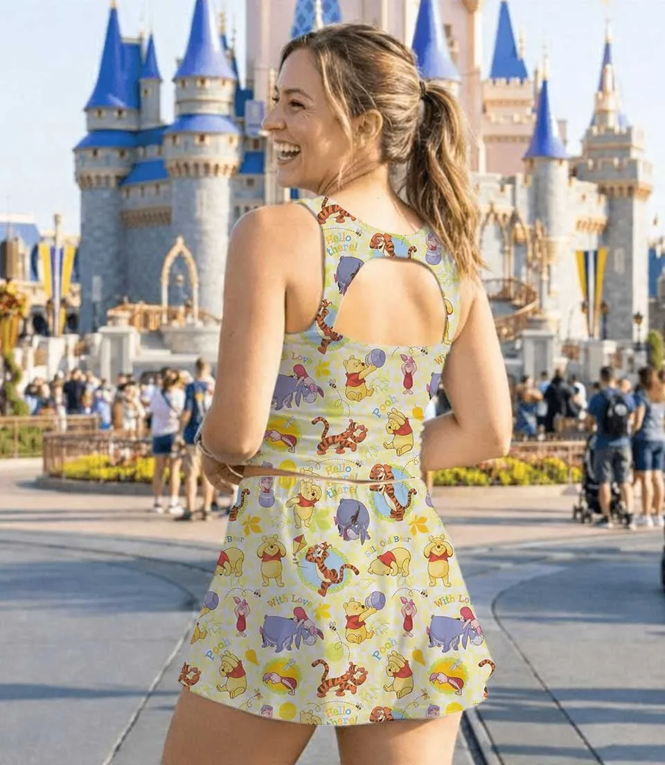 Classic Winnie the Pooh Mommy & Me Dress Set, Storybook Family Vacation Outfit - Image 10