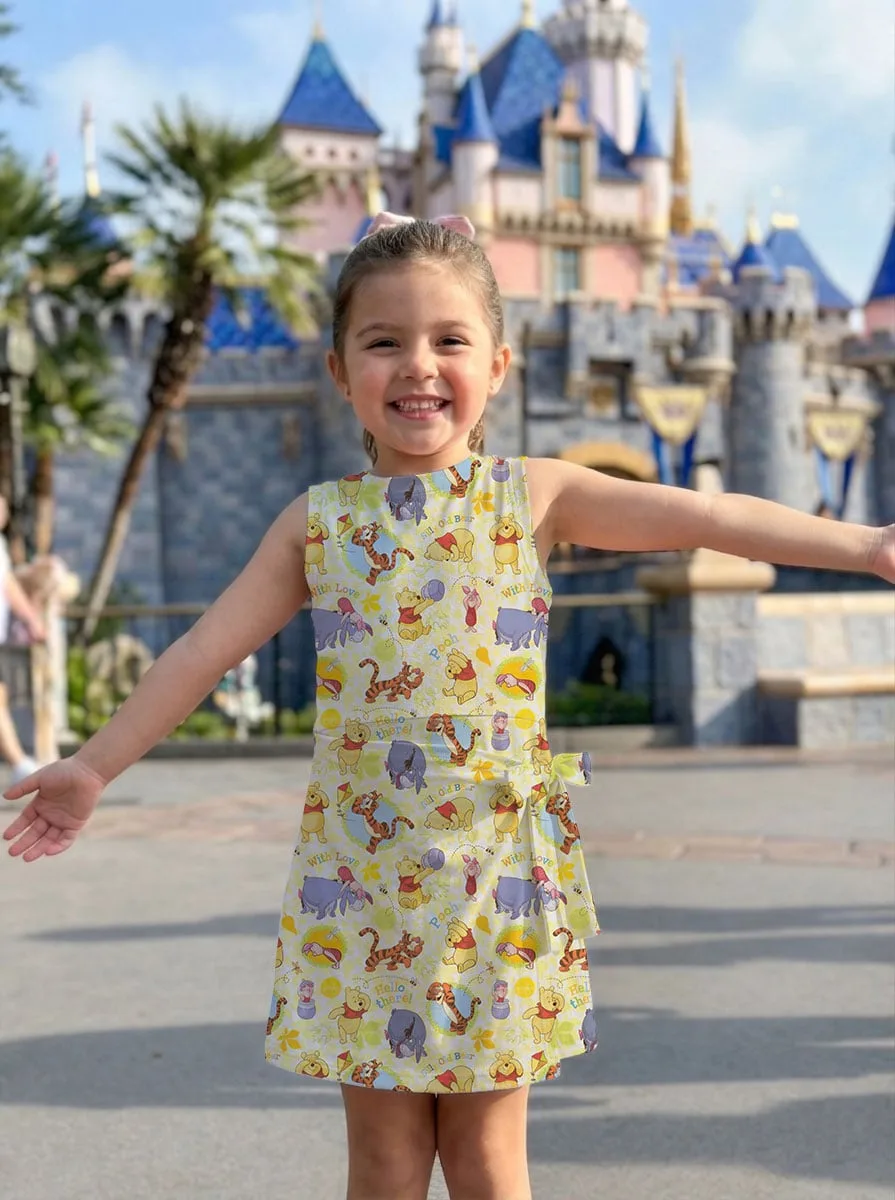 Classic Winnie the Pooh Mommy & Me Dress Set, Storybook Family Vacation Outfit - Image 6