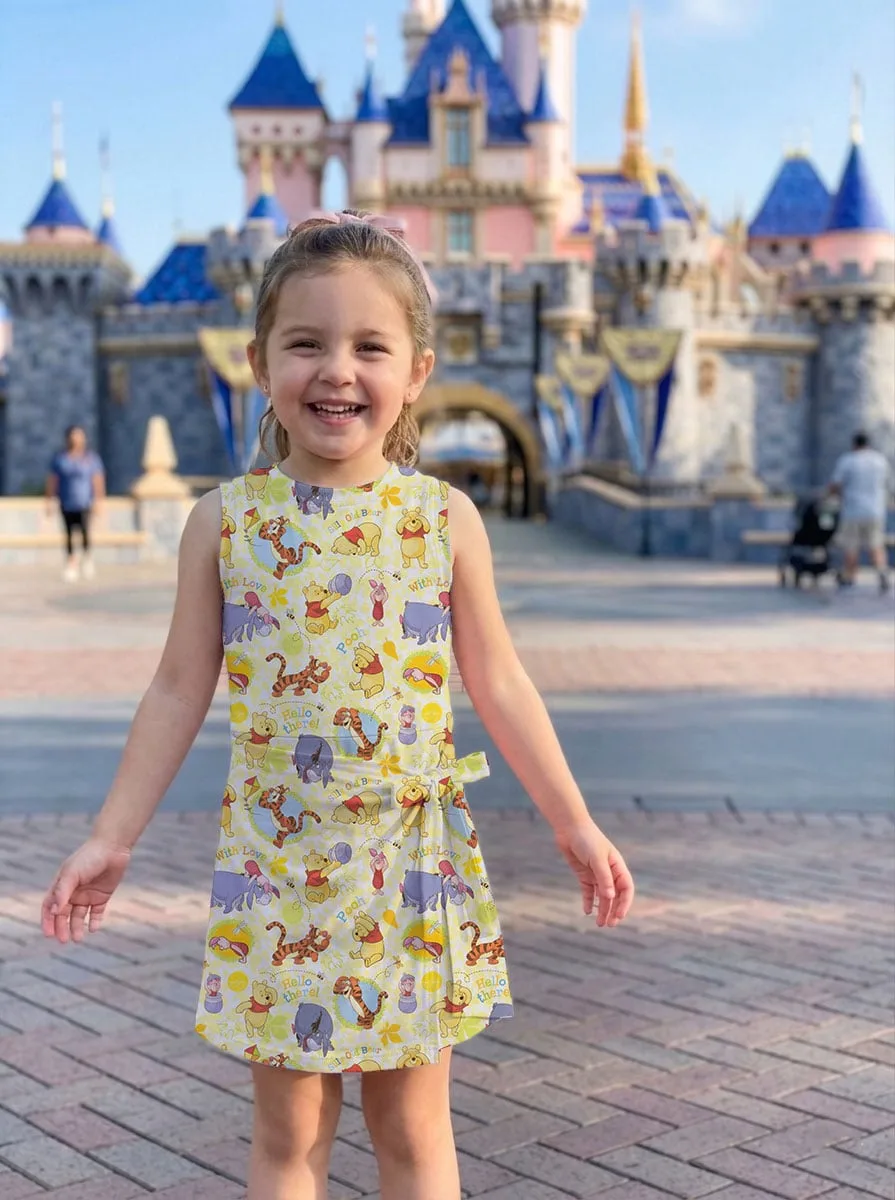 Classic Winnie the Pooh Mommy & Me Dress Set, Storybook Family Vacation Outfit - Image 5