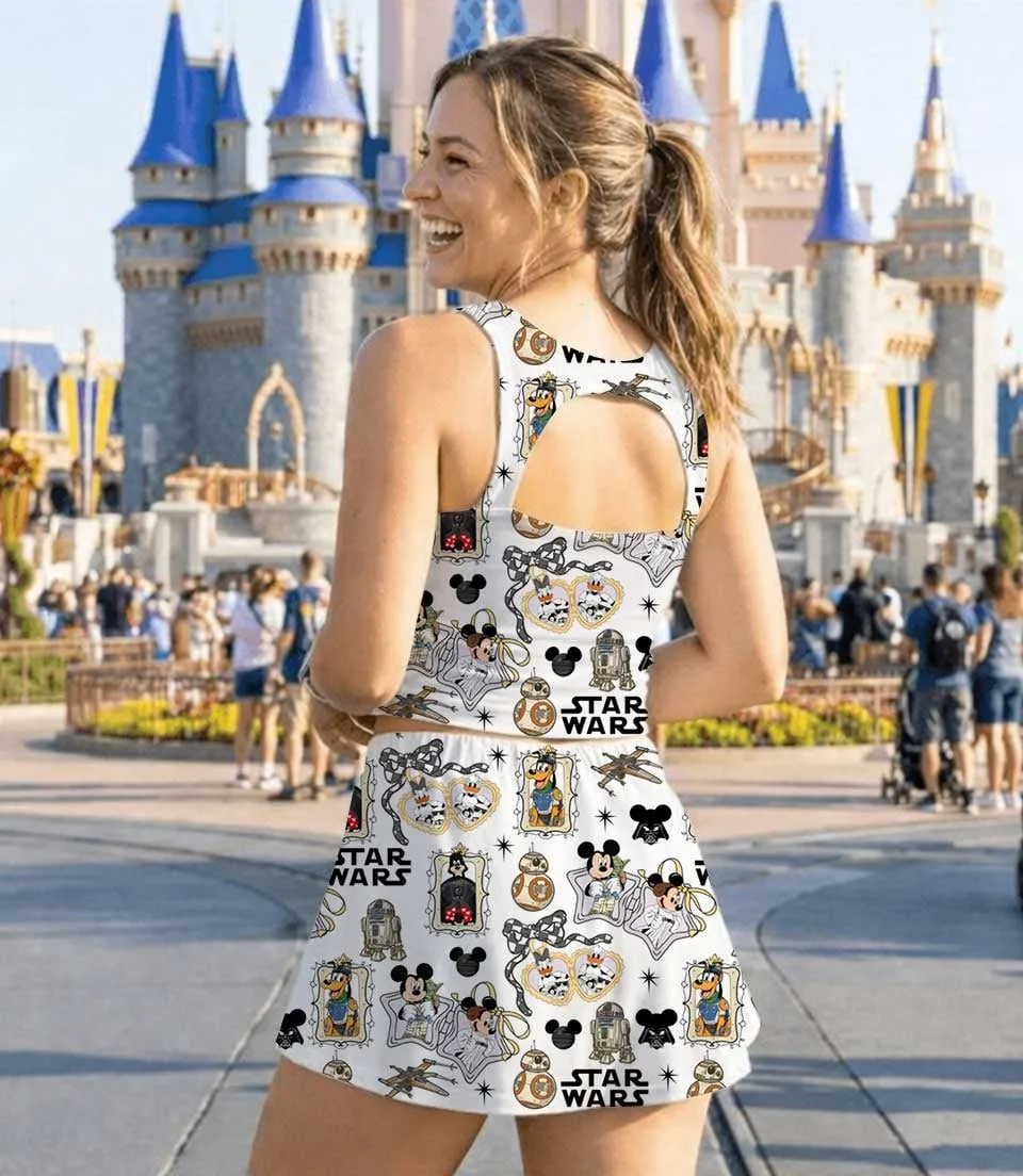 Mickey Jedi & Friends Dress Set, Star Wars Disney Vacation Outfit - Image 7