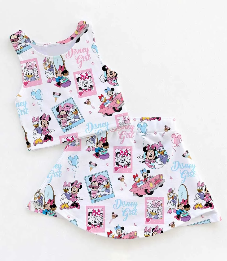 Minnie & Daisy Dress Set, Girls Just Wanna Have Fun Vacation Outfit