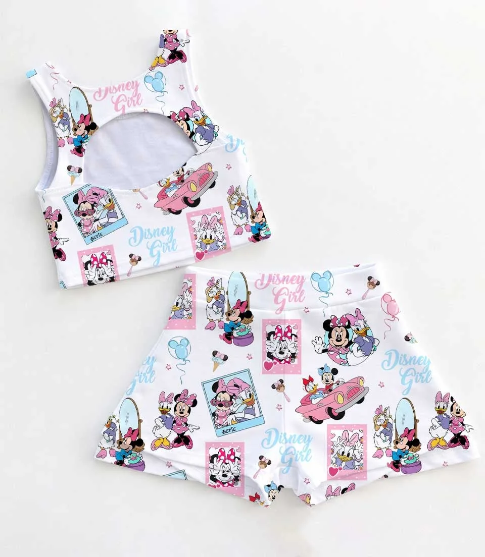 Minnie & Daisy Dress Set, Girls Just Wanna Have Fun Vacation Outfit - Image 2