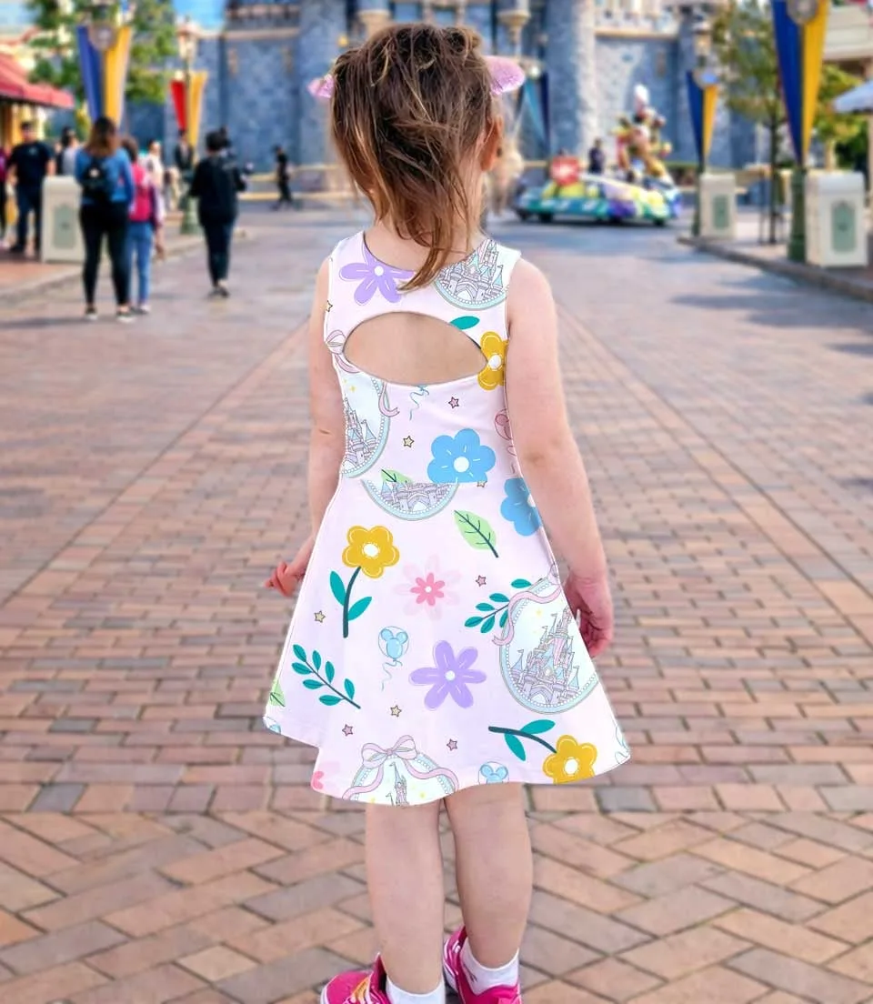 Disney Castle Coquette Bow Dress Set, Magic Kingdom Vacation Outfit - Image 4