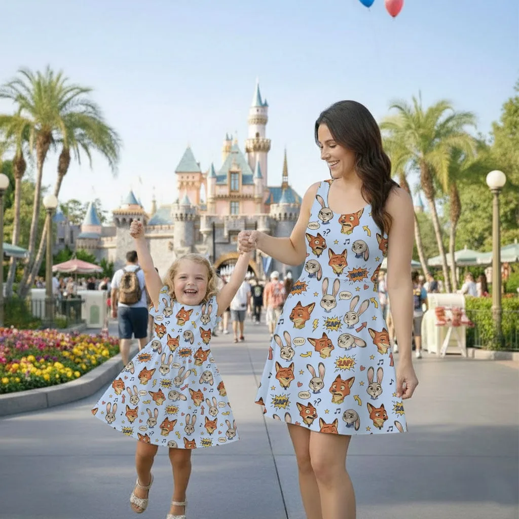 Disney Zootopia Characters Mommy & Me Dress, Mama Mini Family Matching Outfit - Image 2
