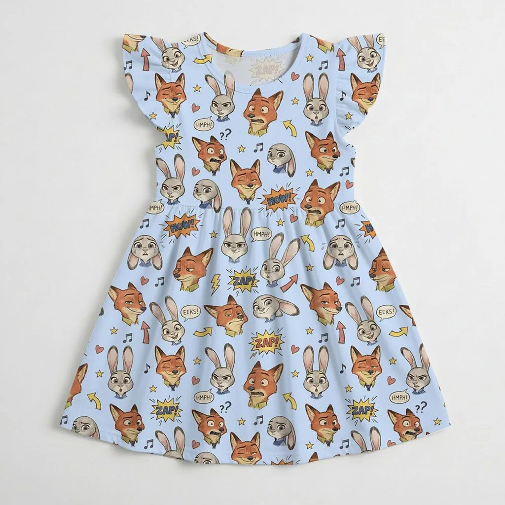 Disney Zootopia Characters Mommy & Me Dress, Mama Mini Family Matching Outfit - Image 3