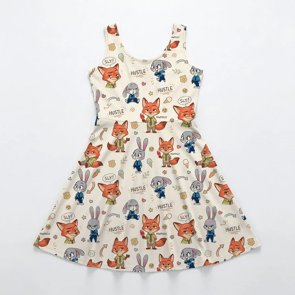 Zootopia Ruffle Dress, Judy Hopps & Nick Wilde Summer Vacation Outfit - Image 10