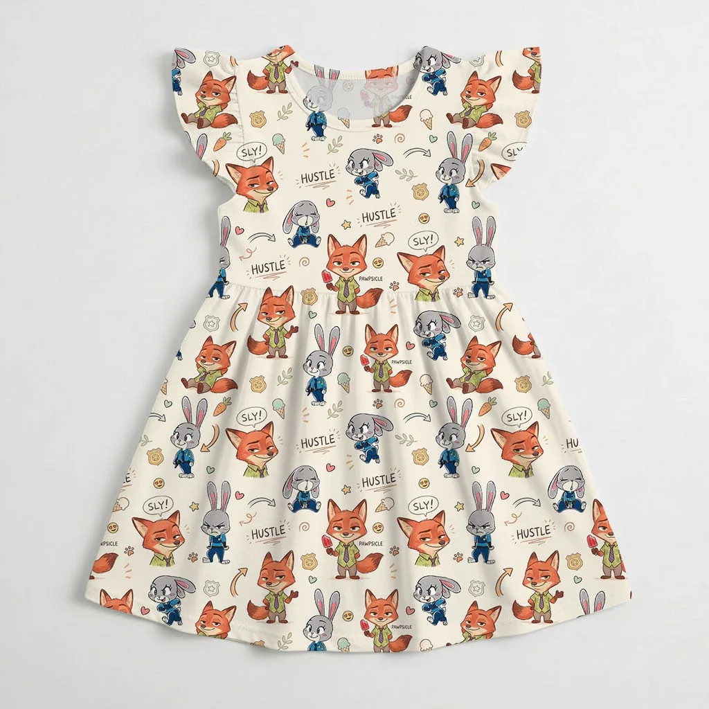 Zootopia Ruffle Dress, Judy Hopps & Nick Wilde Summer Vacation Outfit - Image 5